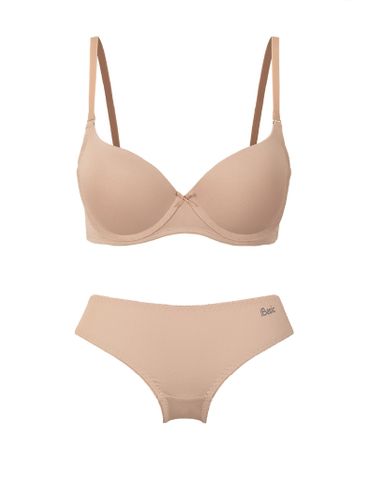 Bra Set áo ngực nữ iBasic có gọng mút vừa và Quần lót nữ iBasic thun lạnh Smoothies bikini - BRAW130+PANW130