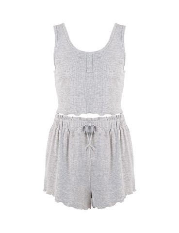 Đồ bộ mặc nhà nữ iBasic cotton USA co giãn - HOMY041