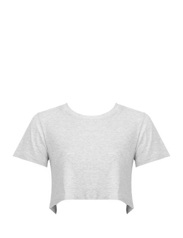 Áo mặc nhà nữ iBasic phom croptop cotton USA kháng khuẩn - HOMY043T