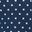 chấm bi nền xanh navy