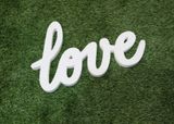 Chữ gỗ Love trắng