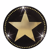 Dĩa giấy ngôi sao Điện ảnh 18cm 8/gói - Movie star paper plates 7