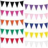 Dây cờ treo tam giác 1 màu - solid color flag bunting