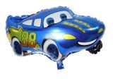Blue car foil balloon