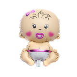 Bong bóng hình bé gái - Baby girl foil balloon
