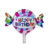 Bong bóng hình kẹo Happy Birthday - Candy Happy Birthday Foil Balloon