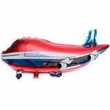 Red airplane foil balloon