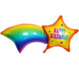 Bong bóng hình ngôi sao xẹt - Star foil balloon