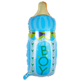 Boy milk bottle foil balloon