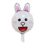 Cony Rabbit face foil balloon