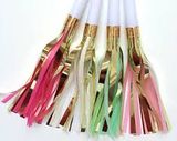Kèn thổi tua 6/gói - Tassel party horns 6/pack