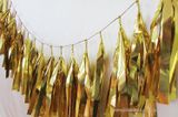 Tua rua ánh kim vàng - Foil tassel gold