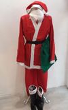 Bộ đồ Ông già Noel vải nhung có bốt - Santa outfit velvet with boots