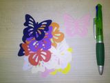Bướm giấy 3D nhỏ - 3D Butterfly cutouts SMALL