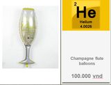 Khí heli cho bong bóng ly rượu L - Helium for large champagne flute balloons