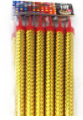 Nến pháo hoa vàng 30cm 6/gói - Yellow fireworks candles 30cm 6/pack