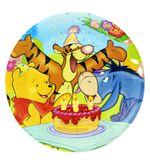 Dĩa giấy Gấu Pooh 23cm 6/gói - Winnie the Pooh paper plates 9