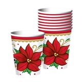Ly giấy hoa trạng nguyên 10/gói - Winter Botanical Cups 10/pack