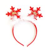 Băng đô hoa tuyết đỏ - Red snowflake headband