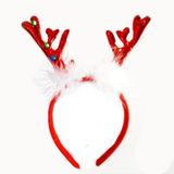 Băng đô Sừng tuần lộc đỏ - Red reindeer horns headband