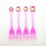 Nĩa nhựa Hello Kitty 6/gói -Hello Kitty Forks 6/pack