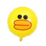 Sally duck face foil balloon