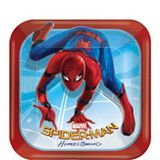 Dĩa ăn Spiderman nhỏ tròn 18cm 8/gói -Spiderman paper plates small 7