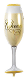 Champagne glass balloon