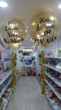 Transparent wishes balloons