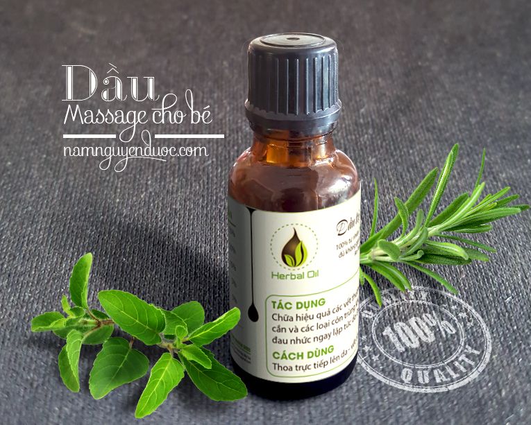 Dầu massage cho bé