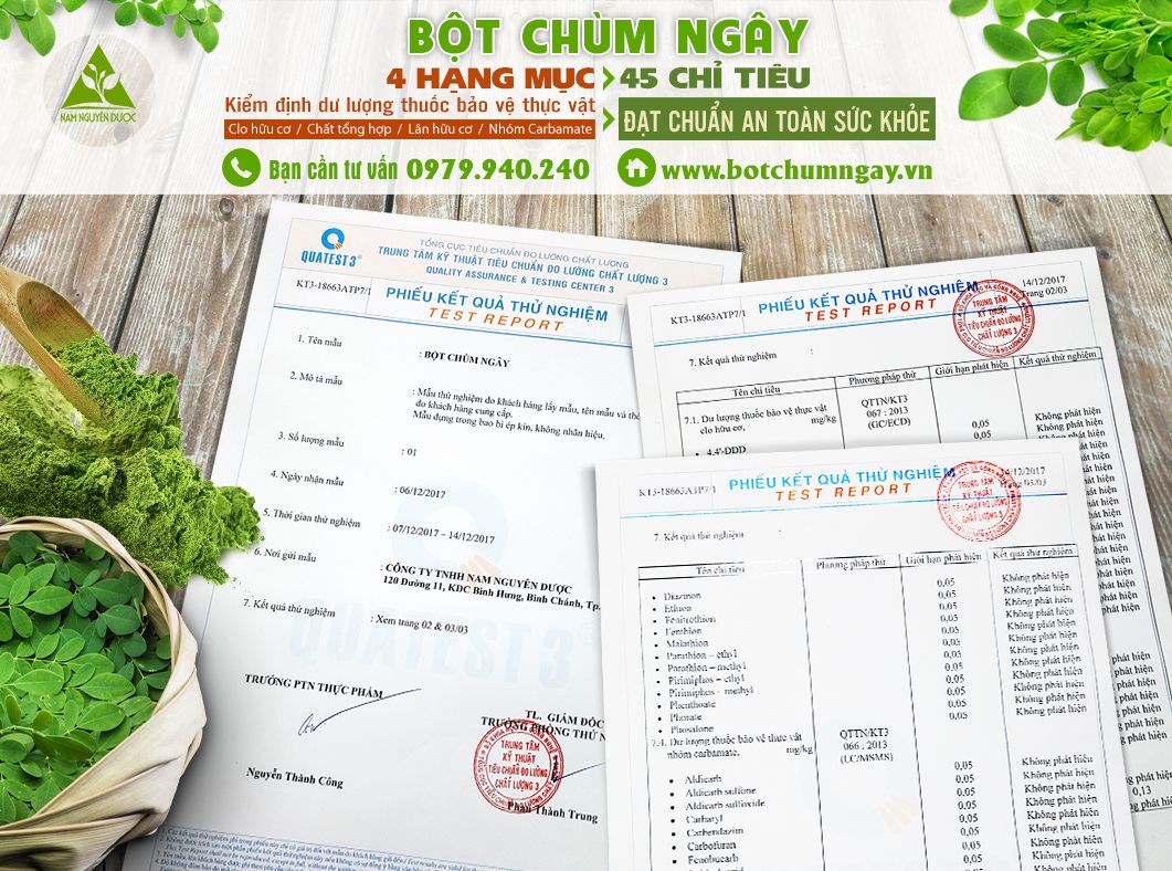 Bột Chùm Ngây