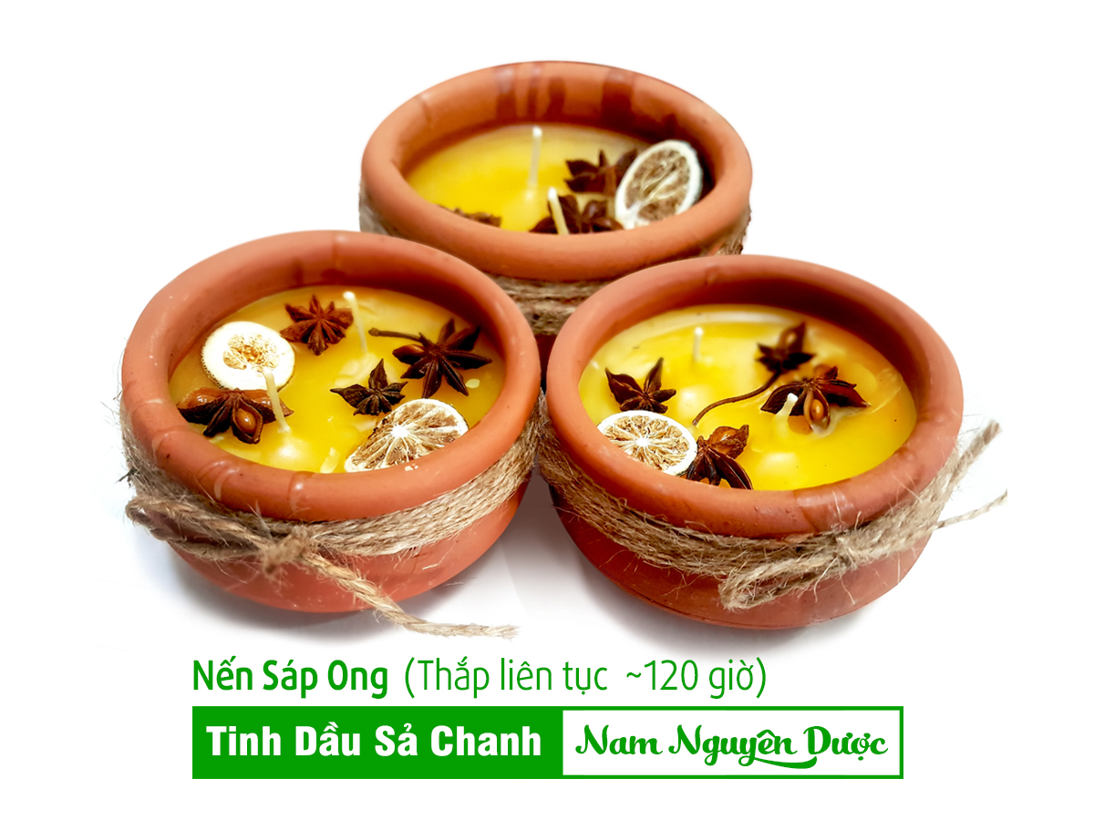 NẾN TINH DẦU SẢ CHANH