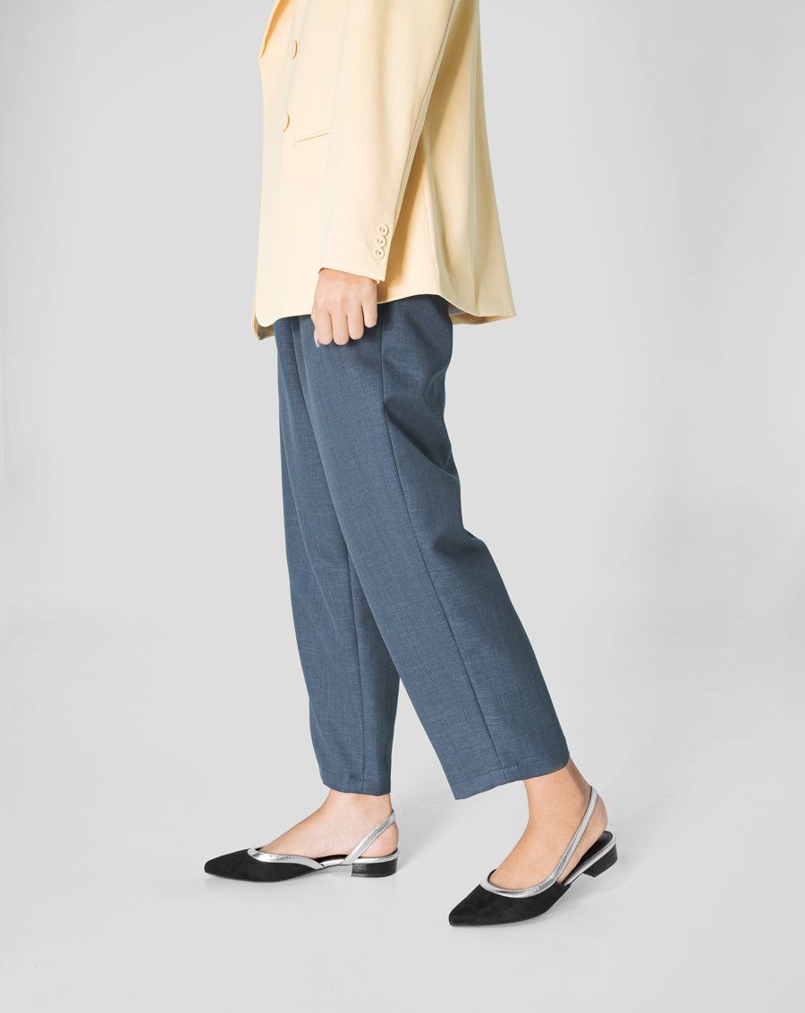Giày búp bê mũi nhọn slingback