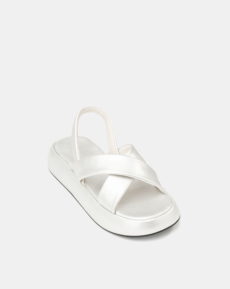 Giày Sandal Quai Chéo Hiệu Ứng Phồng