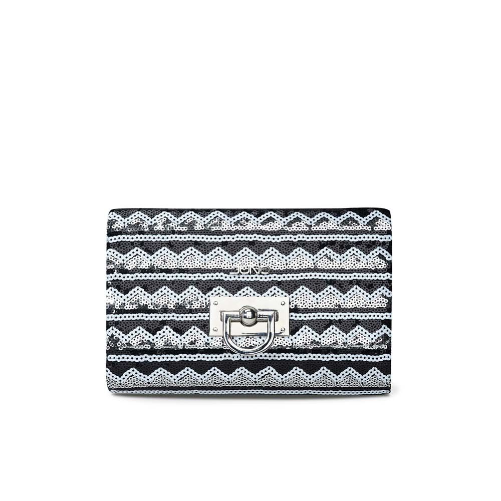 Clutch cầm tay sequin phối màu TXN268