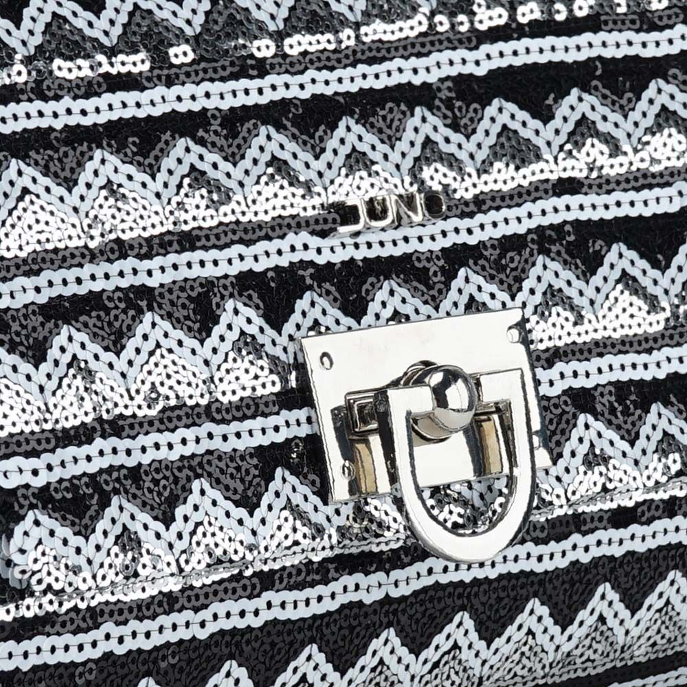Clutch cầm tay sequin phối màu TXN268