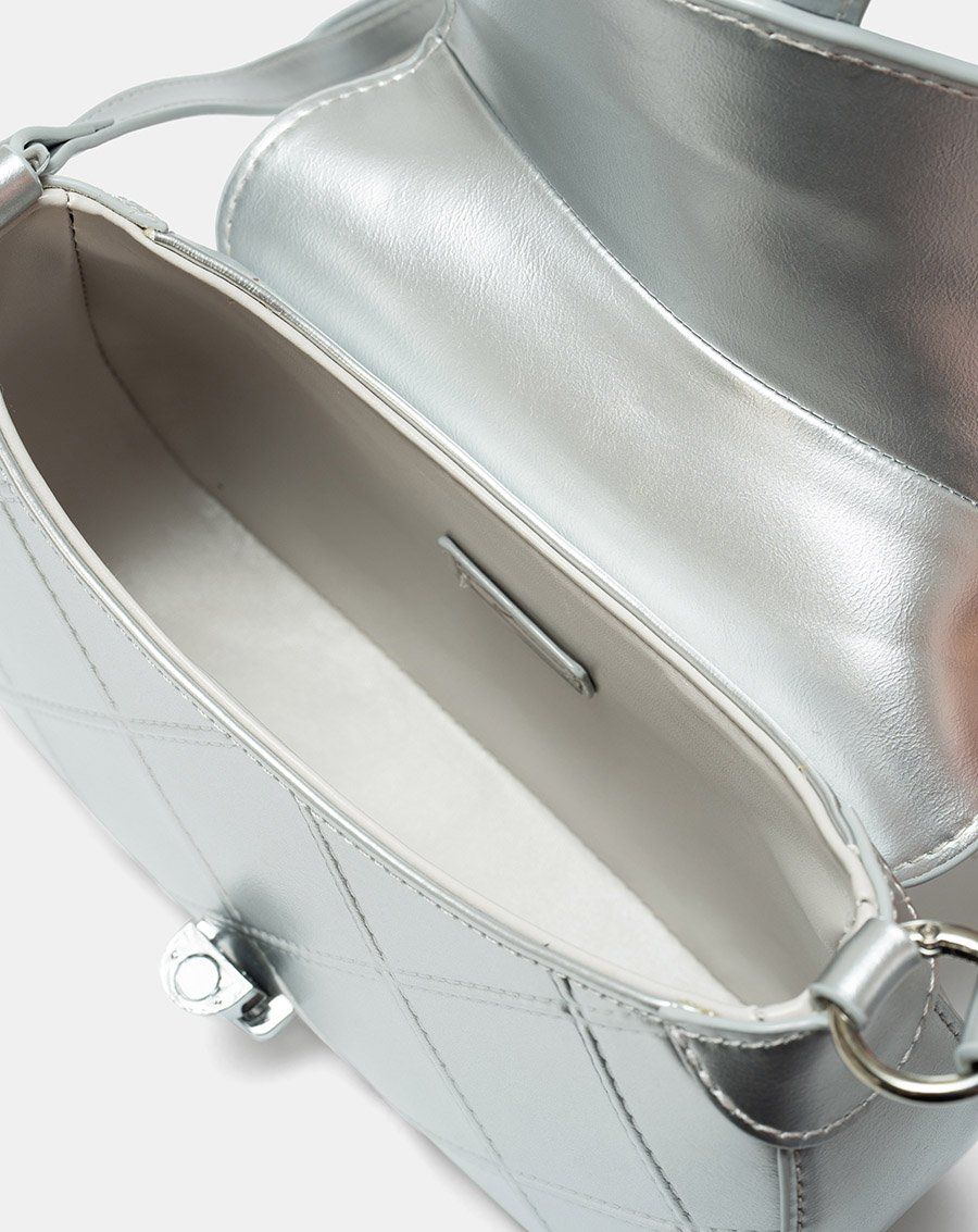 Túi Xách Nhỏ Top Handle Bag Phối Khoá Trang Trí