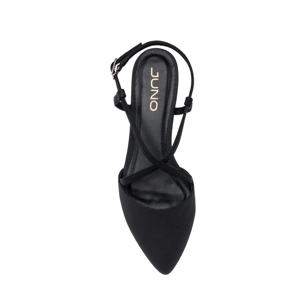 Giày búp bê mũi nhọn quai chéo BB01090