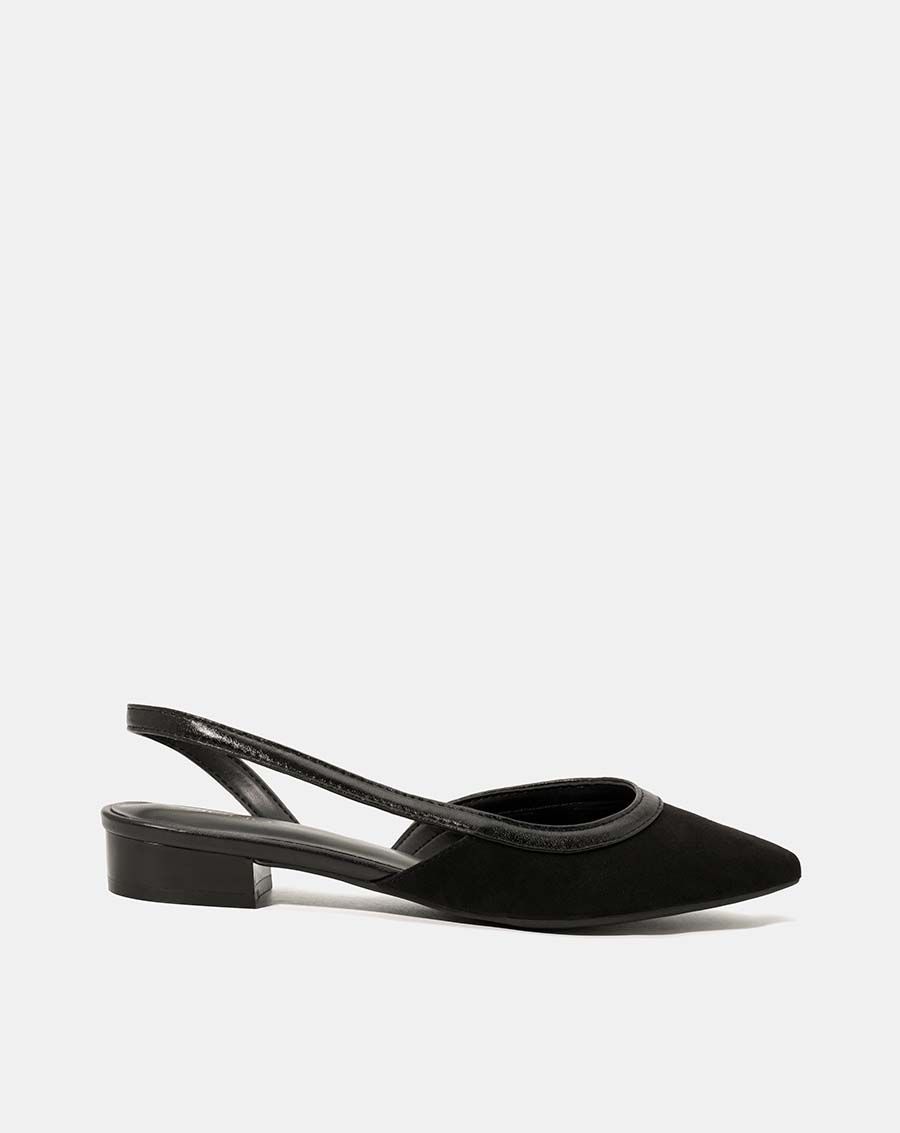 Giày búp bê mũi nhọn slingback