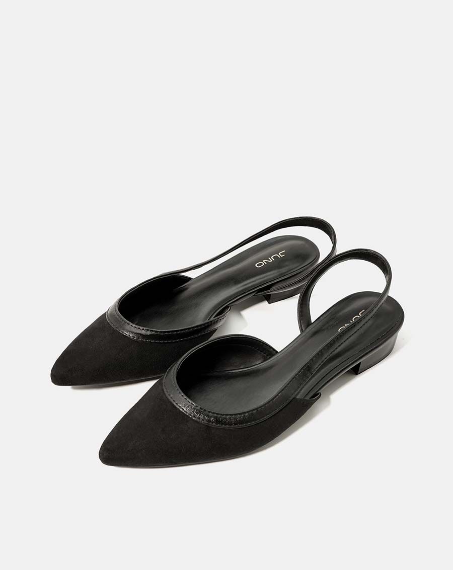 Giày búp bê mũi nhọn slingback