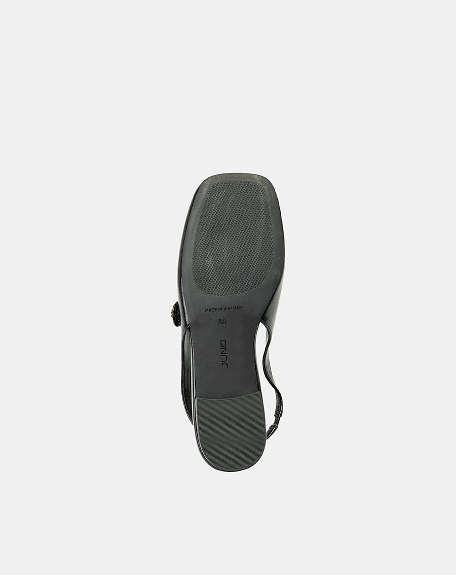 Giày Búp Bê Slingback Mũi Tròn