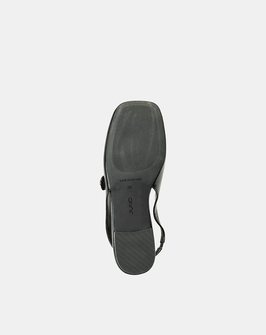 Giày Búp Bê Slingback Mũi Tròn