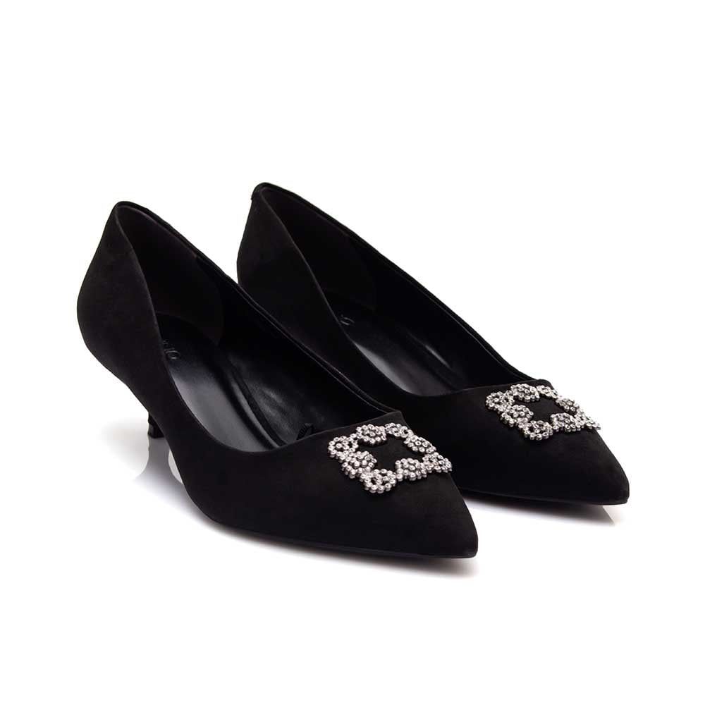 Giày cao gót 5cm mũi nhọn đính đá CG05068