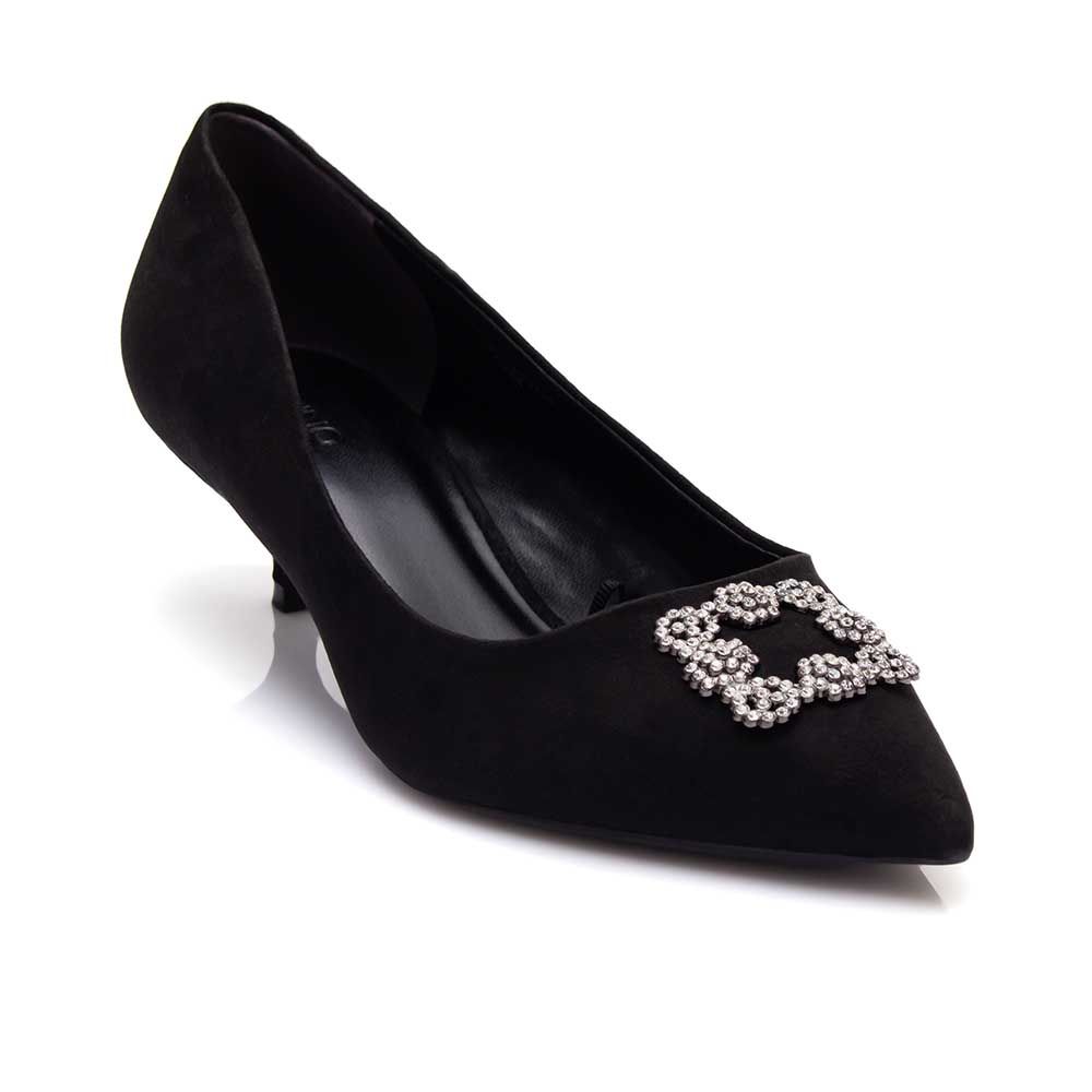 Giày cao gót 5cm mũi nhọn đính đá CG05068