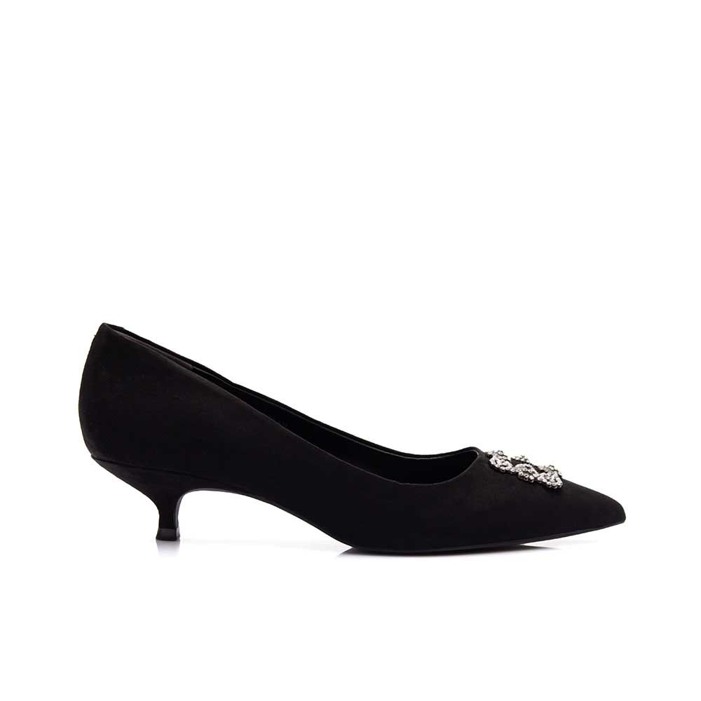 Giày cao gót 5cm mũi nhọn đính đá CG05068
