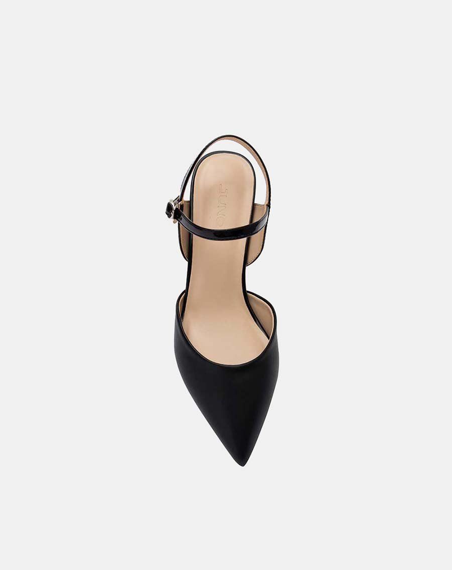 Giày cao gót 5cm mũi nhọn phối màu CG05075