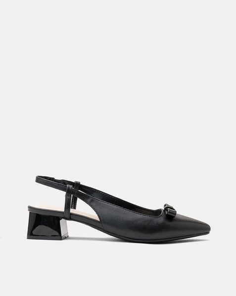 Giày Cao Gót Slingback Gót Vuông