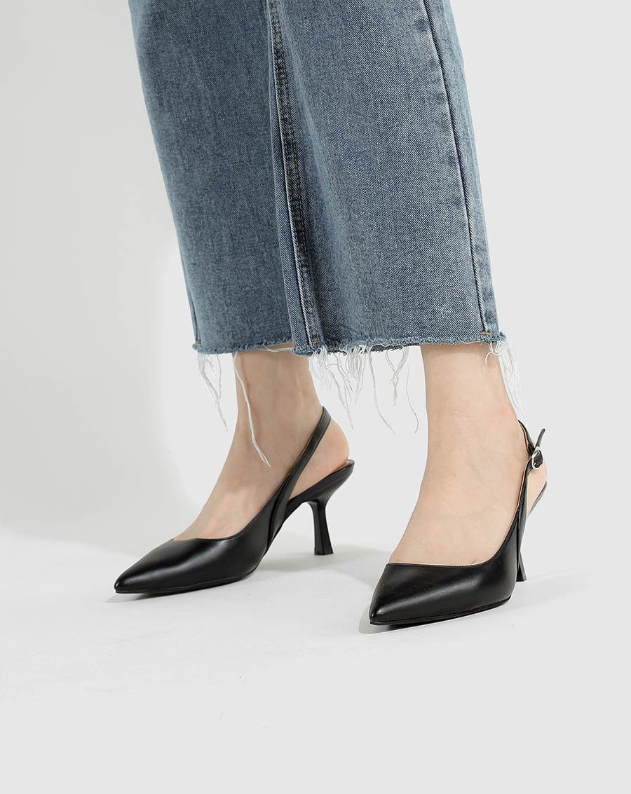 Giày cao gót slingback gót thanh