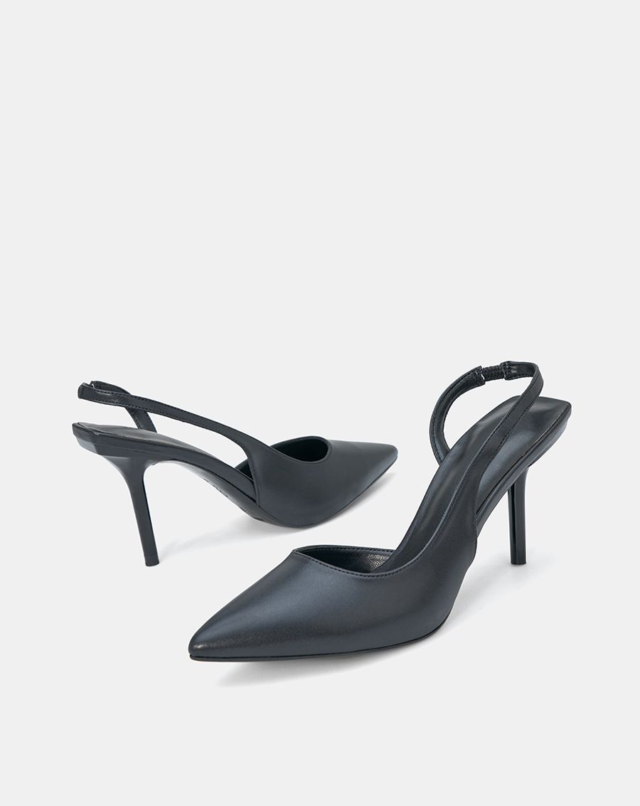 Giày Cao Gót Slingback Gót Thanh