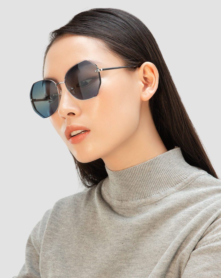 Mắt kính đa giác kim loại